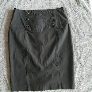Black pencil skirt